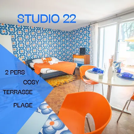 Studio 22-Clim-Wifi-Terrasse-Plage La Grande-Motte Exterior foto