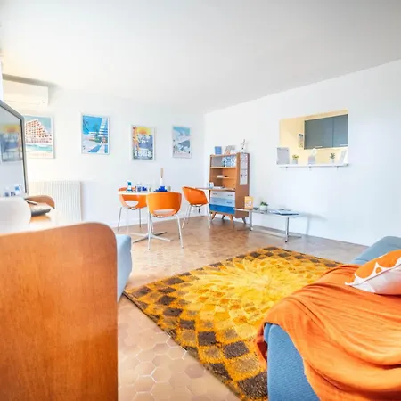 Studio 22-Clim-Wifi-Terrasse-Plage La Grande-Motte Exterior foto